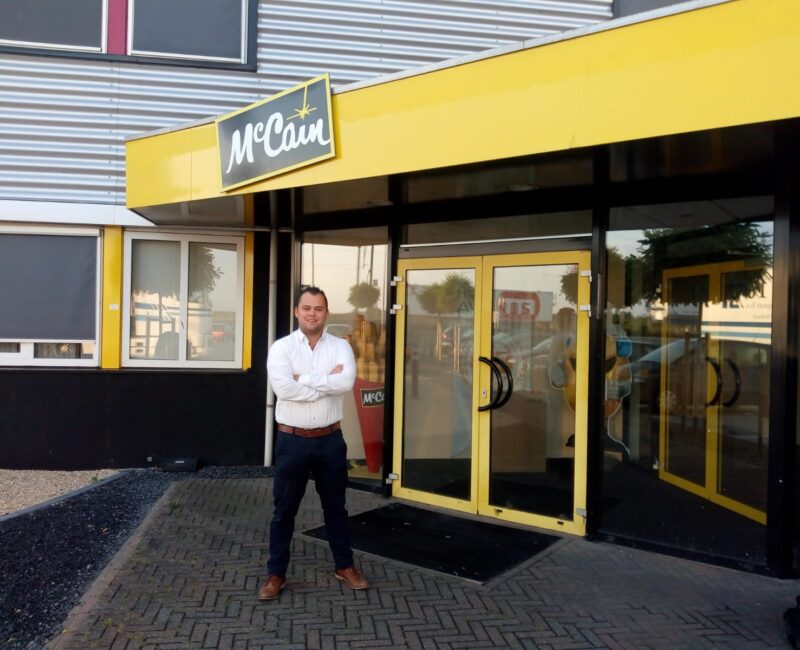 Jordy Jongenelen, interim Financial bij Laudame bij zijn opdracht bij McCain