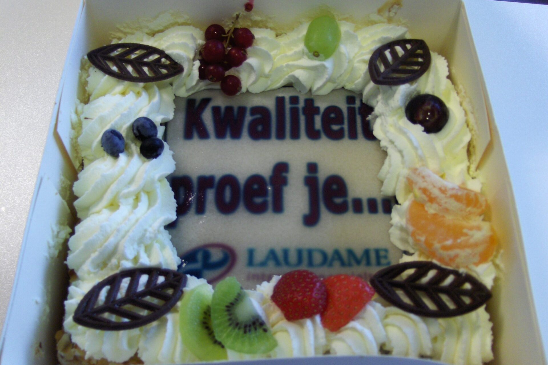 Kwaliteit Proef Je Taartenactie 2009