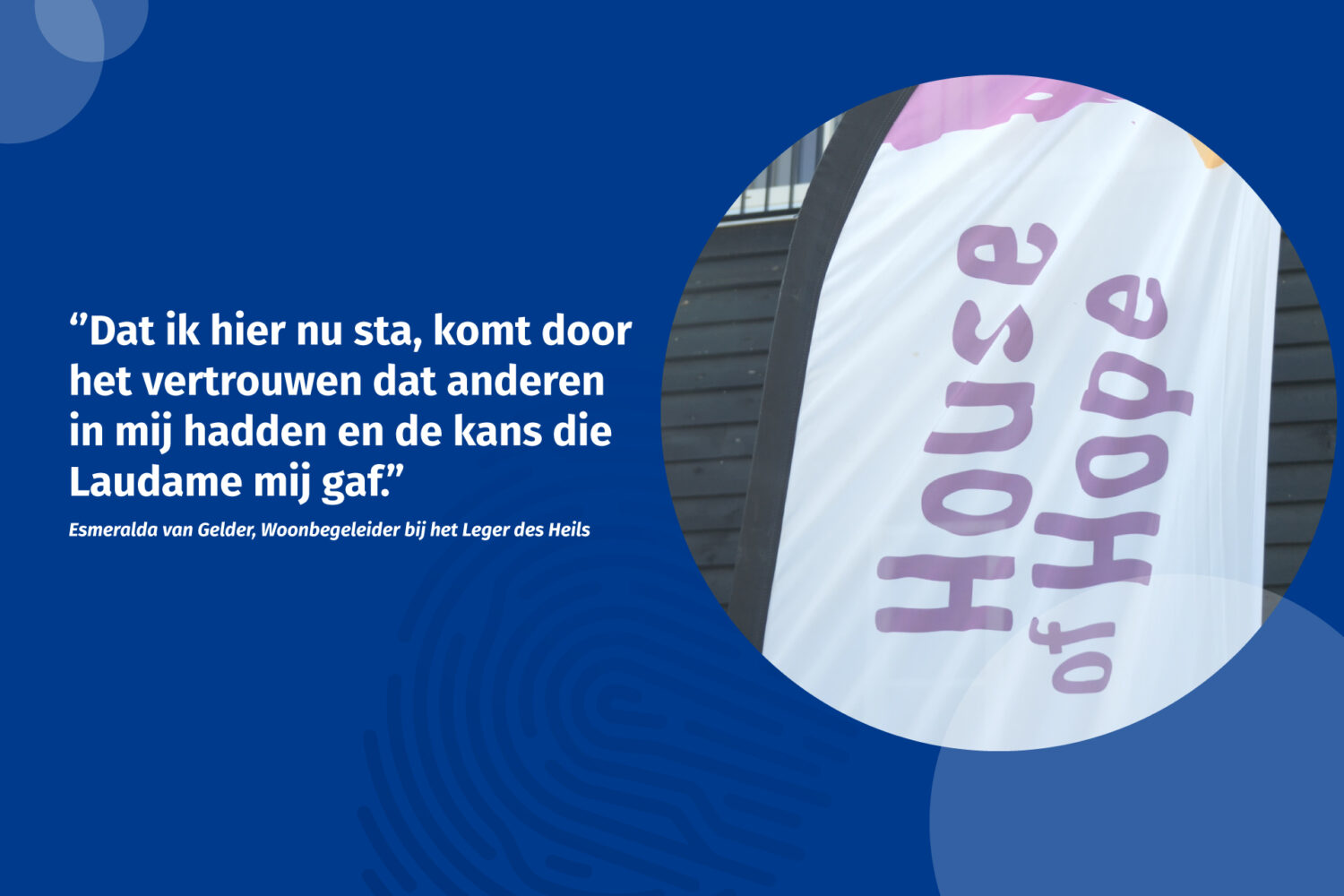 Verhaal Van Esmeralda Van Gelder Woonbegeleider Bij Het Leger Des Heils